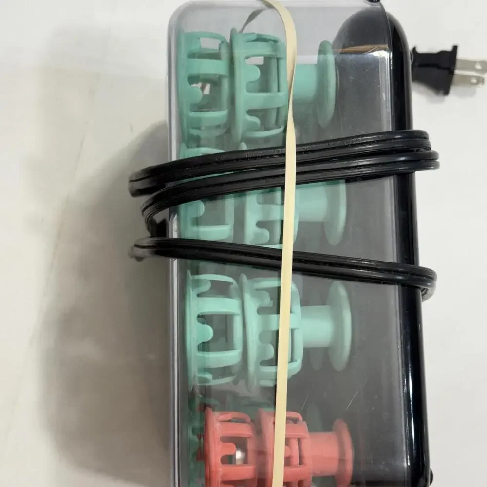 Vintage Clairol Lock N Roll Hot‎ Hair Curlers Rollers Pageant 24 Spoolies BT-1